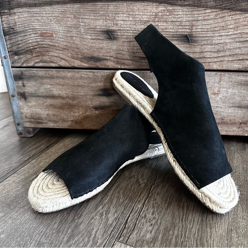 **NWT** JAMES PERSE | Black Espadrille Sandals (Size 9)